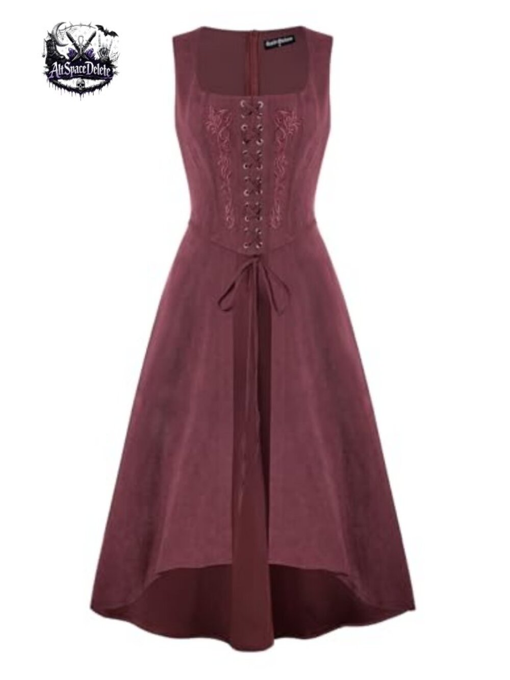 Renaissance Overdress Costume Pirate Medieval Cosplay Dress